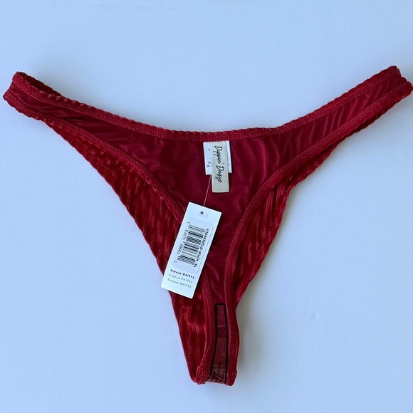 Dippin Daisys Velvet Rib SEAPORT Thong Bikini Bottom - Picture 4 of 14